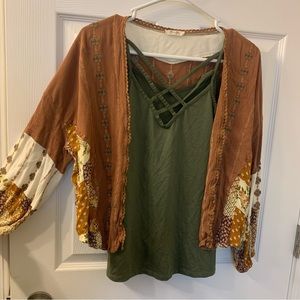 Miss Me Cardigan top- perfect for fall/autumn!